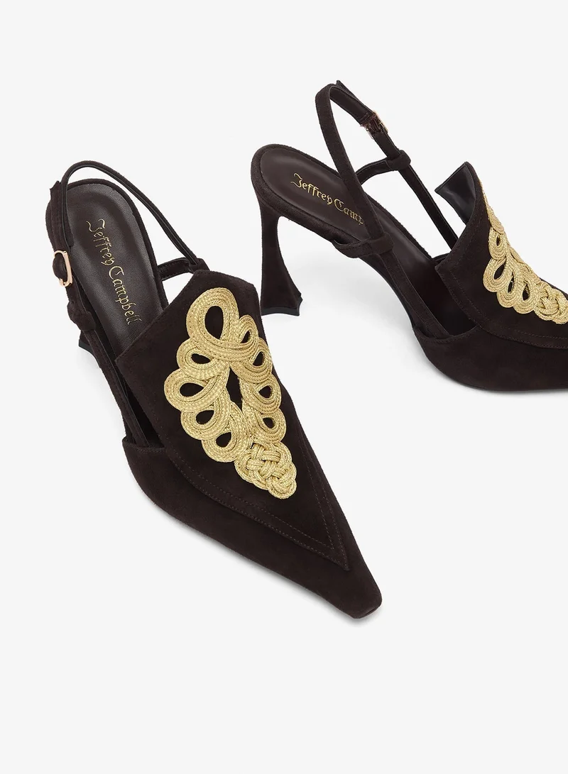 Jeffrey Campbell  Pointed Toe Heeled Sandals for Women | Best Price UAE