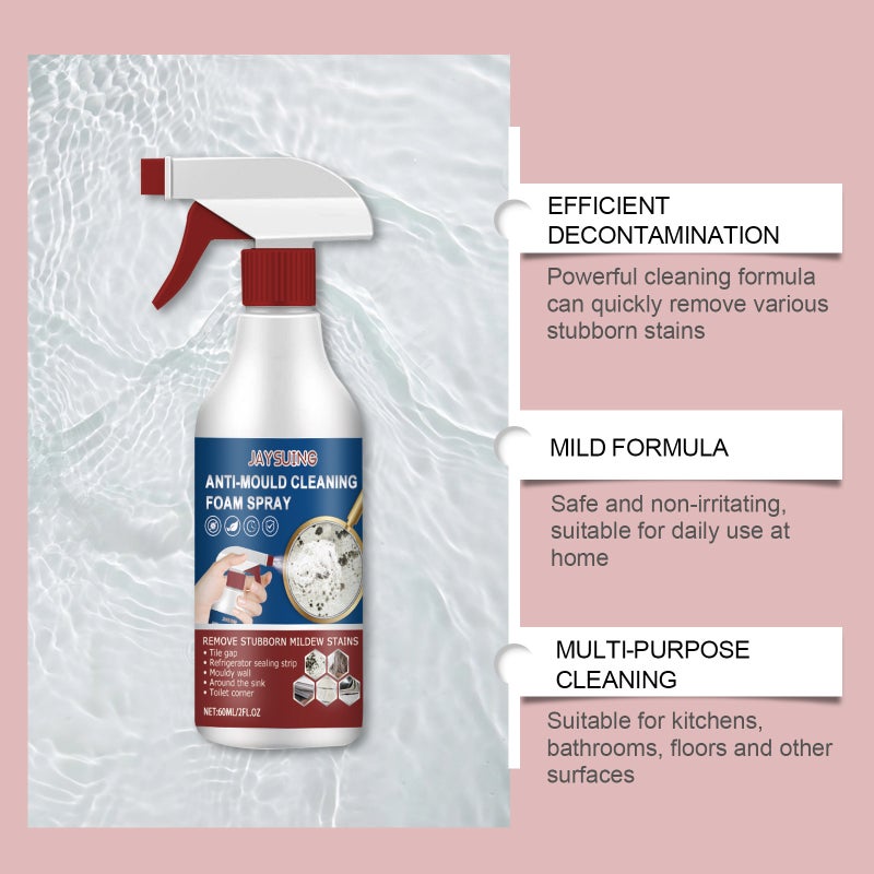 Jaysuing Decontamination Cleaning Spray Household Wall Tile Seam Wall Kitchen And Bathroom Mildew Stain Cleaner - Image 3