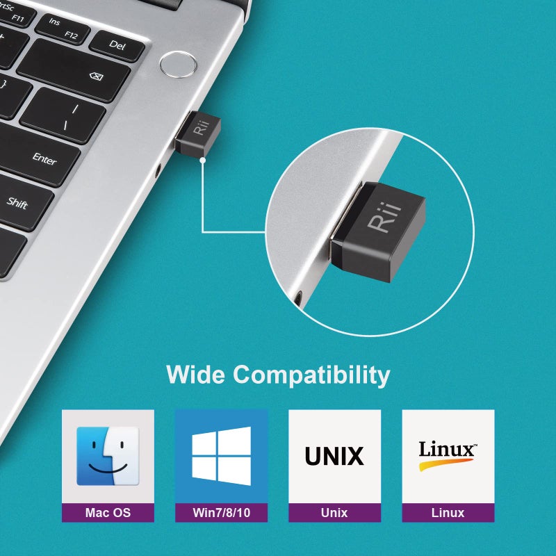 Rii Mouse Jiggler Undetectable USB Mouse Jigglers Automatic Mover Wiggler, No Software,Plug and Play, Simulate Movement to Keep PC Computer Laptop Awake - Image 4