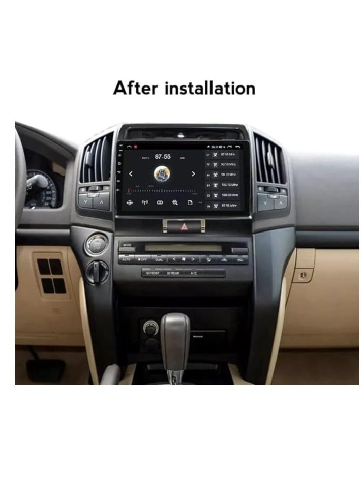 Android Car Stereo for Toyota Land Cruiser 2008 to 2015 2GB RAM 32GB ROM MirrorLink WiFi BT, IPS Touch Screen with Backup Camera Included (2+32G With Apple Carplay) - Image 1