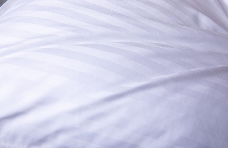 ArcticNorthDown Standard Goose Down Feather Hotel Collection Bed Pillows for Sleeping One Pillow for Back, Stomach or Side Sleepers Stripe White Color - Image 4