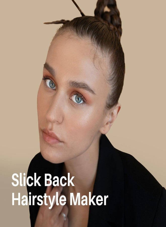 RHOS Boar Bristle Foldable Hair Brush, Portable Edge Brush, Lipstick-sized Slick Back Brush for On-the-go and Traveling Purpose - Image 2