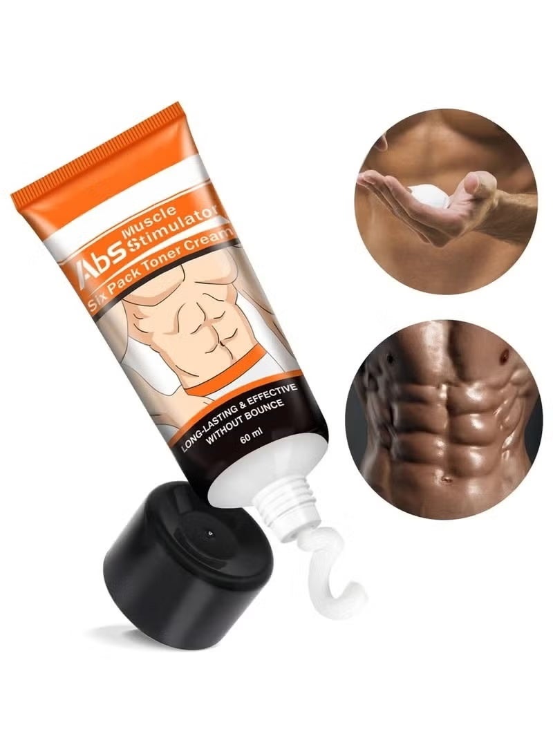 West&Month Abdominal Muscle Stimulator Cream 60ml, Cellulite Cream, Eliminate Abdominal Fat Sweating for Men and Women - Image 2