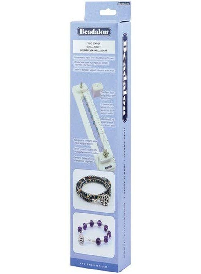 Beadalon Tying Station Made from Acrylic with Extra Foam Attachment - Image 2