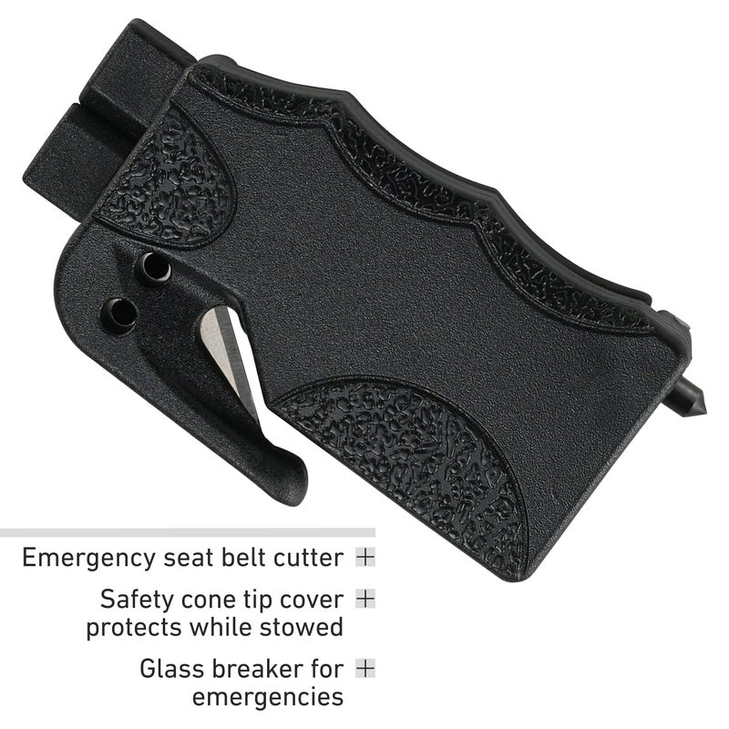 CRKT Exitool Compact Emergency Response Multi-Tool Accessory: Strap Cutter, Glass Breaker, Glass-Reinforced Nylon Handle, 9031 - Image 4
