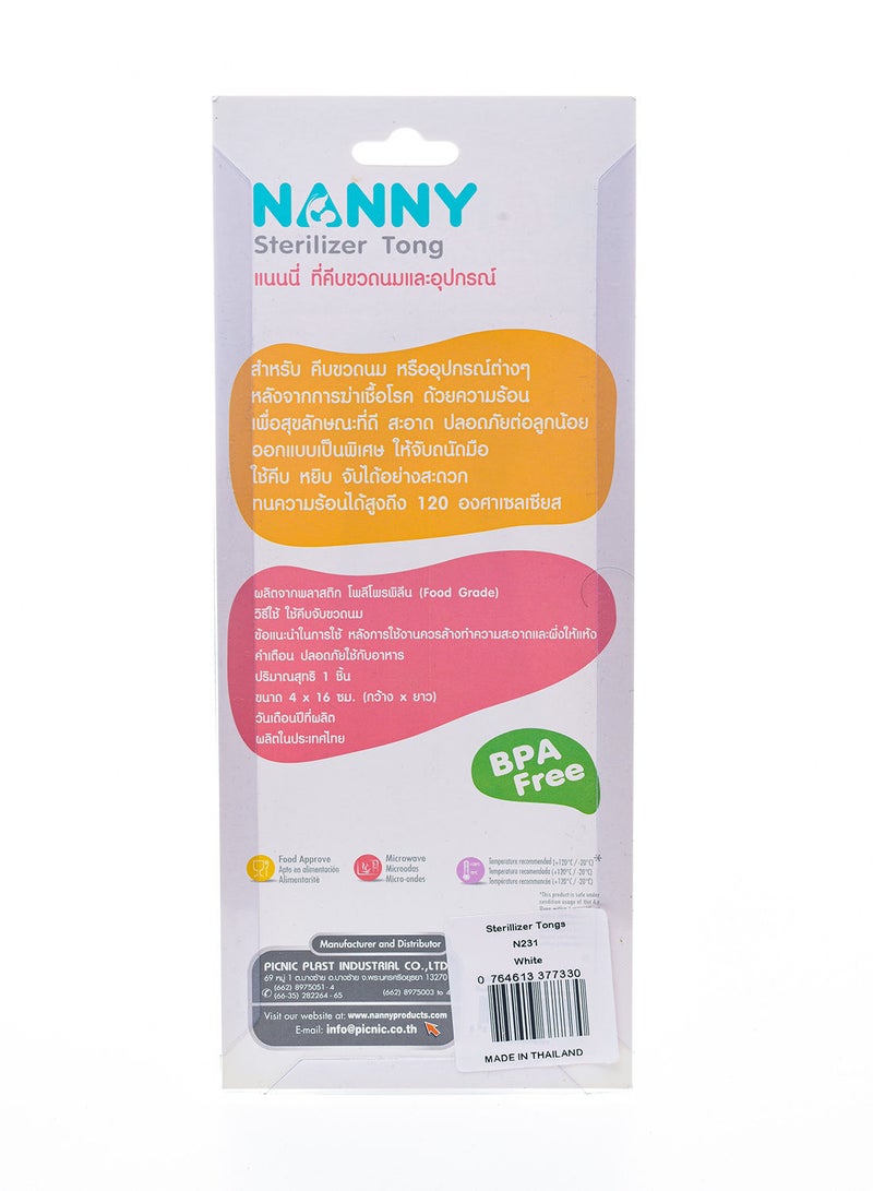 Nanny sterillizer tongs white  - Image 2