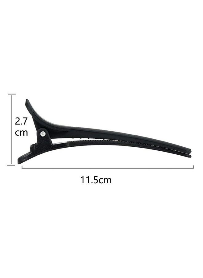 Ant 12-Piece Professional Hair Clips for Styling Sectioning, Non Slip Duckbill Tool Clips,Salon&Home Hair Cutting Clips for Hairdresser Women&Men Thick Thin Hair Clip Black  - Image 2