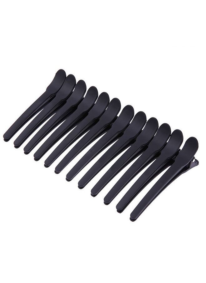 Ant 12-Piece Professional Hair Clips for Styling Sectioning, Non Slip Duckbill Tool Clips,Salon&Home Hair Cutting Clips for Hairdresser Women&Men Thick Thin Hair Clip Black  - Image 3