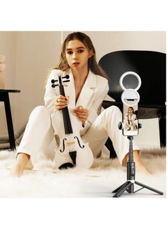 Generic Portable Rechargeable Beauty Selfie Mini Mobile Phone Fill Light Outdoor Live Video Makeup Camera Ring Light-Specifications:Fantasy Pink  - Image 5