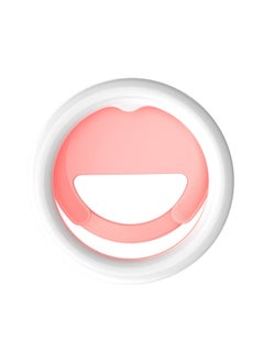 Generic Portable Rechargeable Beauty Selfie Mini Mobile Phone Fill Light Outdoor Live Video Makeup Camera Ring Light-Specifications:Fantasy Pink  - Image 1
