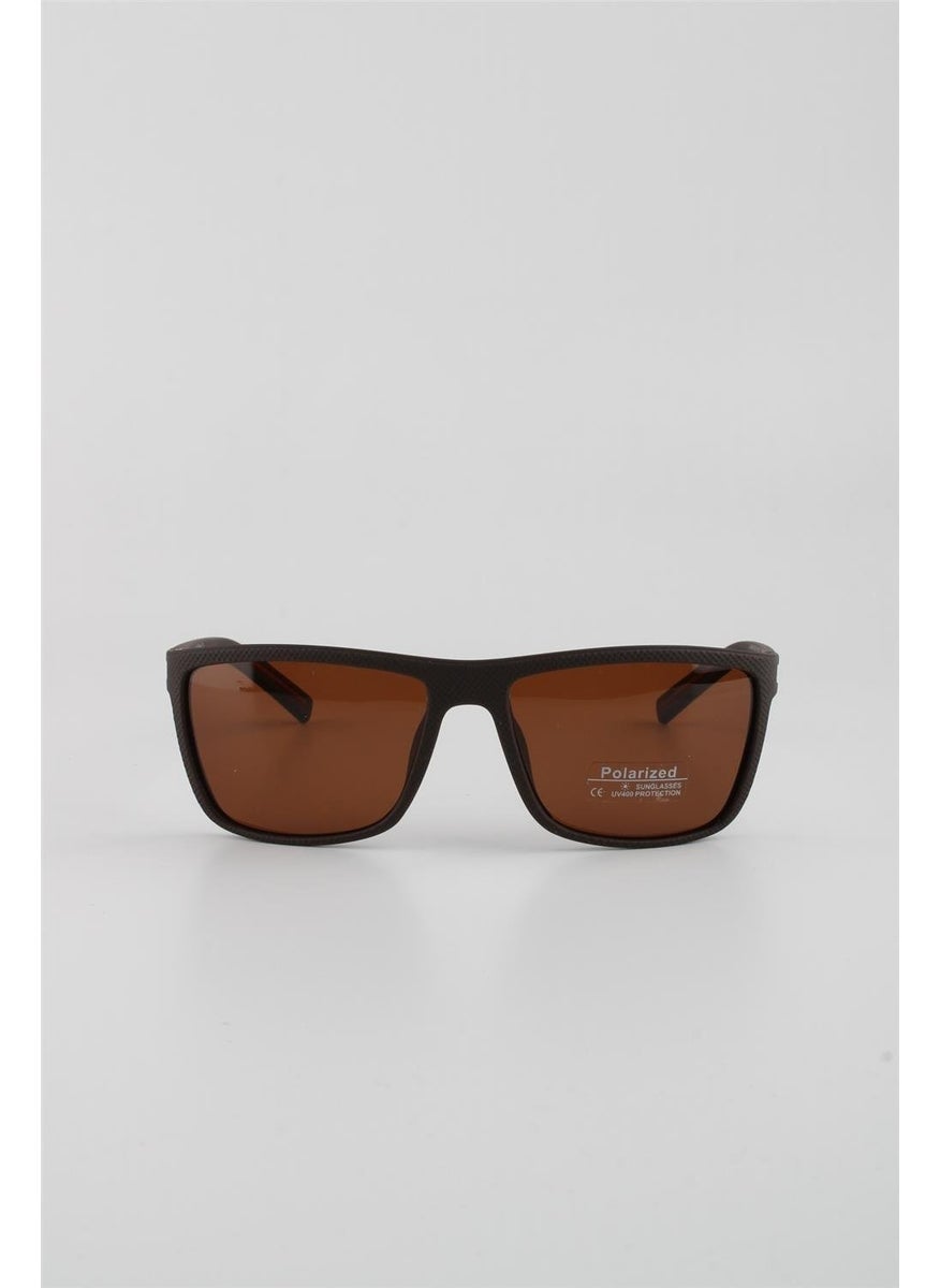 La Viva Brown Matte Polarized Filter Men's Sunglasses G24LV69410R01  - Image 2