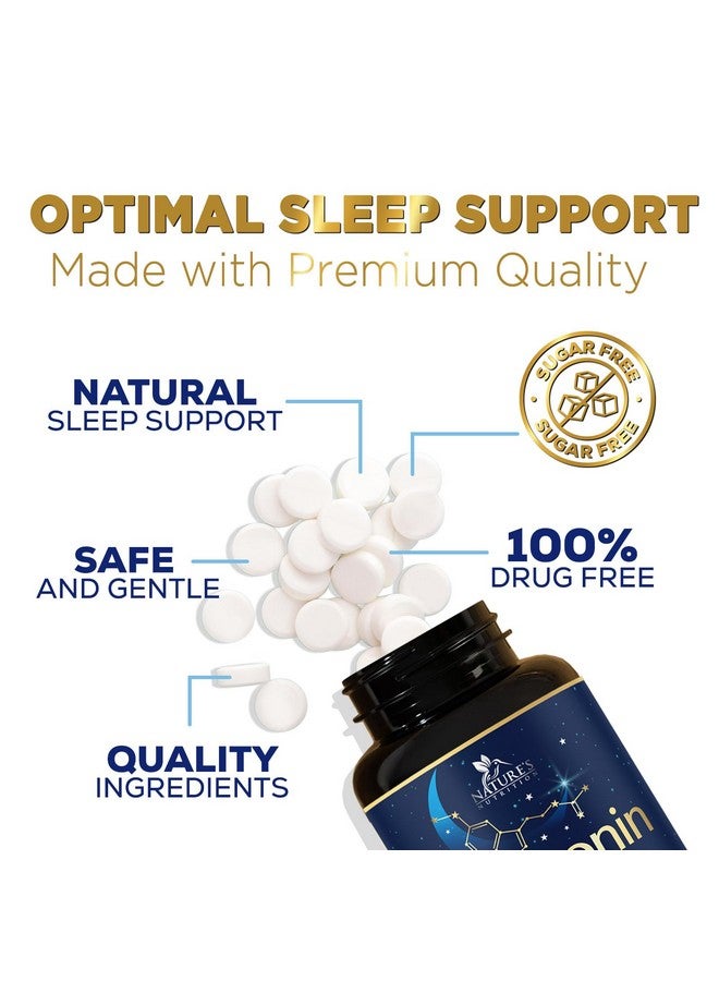 Nature's Nutrition Melatonin 10mg Tablets, Fast Dissolve, Extra Strength - Sugar Free Sleep Support for Adults - Strawberry Flavored Dietary Supplement for Natural Sleep Support - 120 Melatonin Tablets, 120 Day Supply  - Image 5