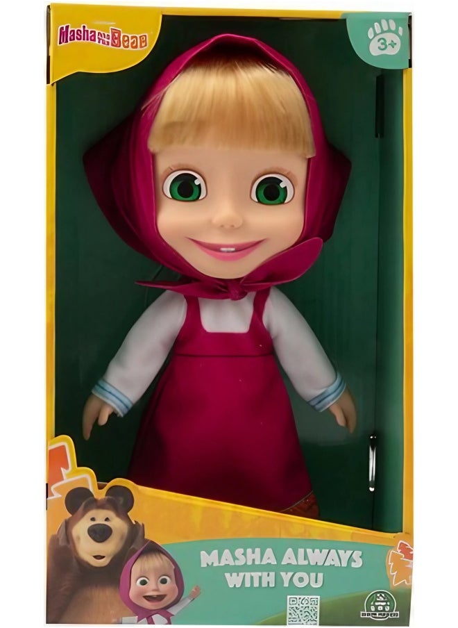 Masha and The Bear - Masha & The Bear Masha Doll (23 cm) - Image 1