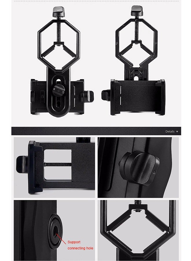 Smartphone Imaging Adapter For Celestron Telescope Capture Photos And videos Through Your Telescope or Monitor Objective Monitor Black - Image 3
