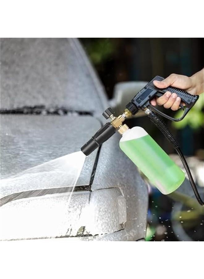 Generic - Foam Cannon for Pressure Washer - Adjustable Foam Lance with 1/4 Quick Connector, Car Foam Sprayer, Pressure Washer Soap Dispenser, Car Wash Soap Sprayer, 1 Liter - Image 1