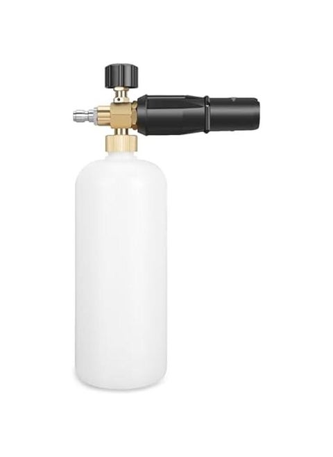 Foam Cannon for Pressure Washer - Adjustable Foam Lance with 1/4 Quick Connector, Car Foam Sprayer, Pressure Washer Soap Dispenser, Car Wash Soap Sprayer, 1 Liter