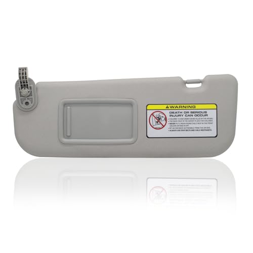 NHILES Left Driver Side Sun Visor Replacement Compatible with Hyundai Elantra 2011 2012 2013 2014 2015 Replace 852103X000TX Colour Gray - Image 1