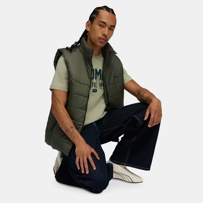 Puma Green Men's Graphic Varsity T-Shirt for Men | Best Price UAE
