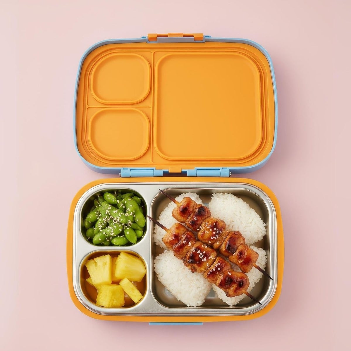 Spriggo Vault Funk Lunch Box For Kids - Periwinkle Pink