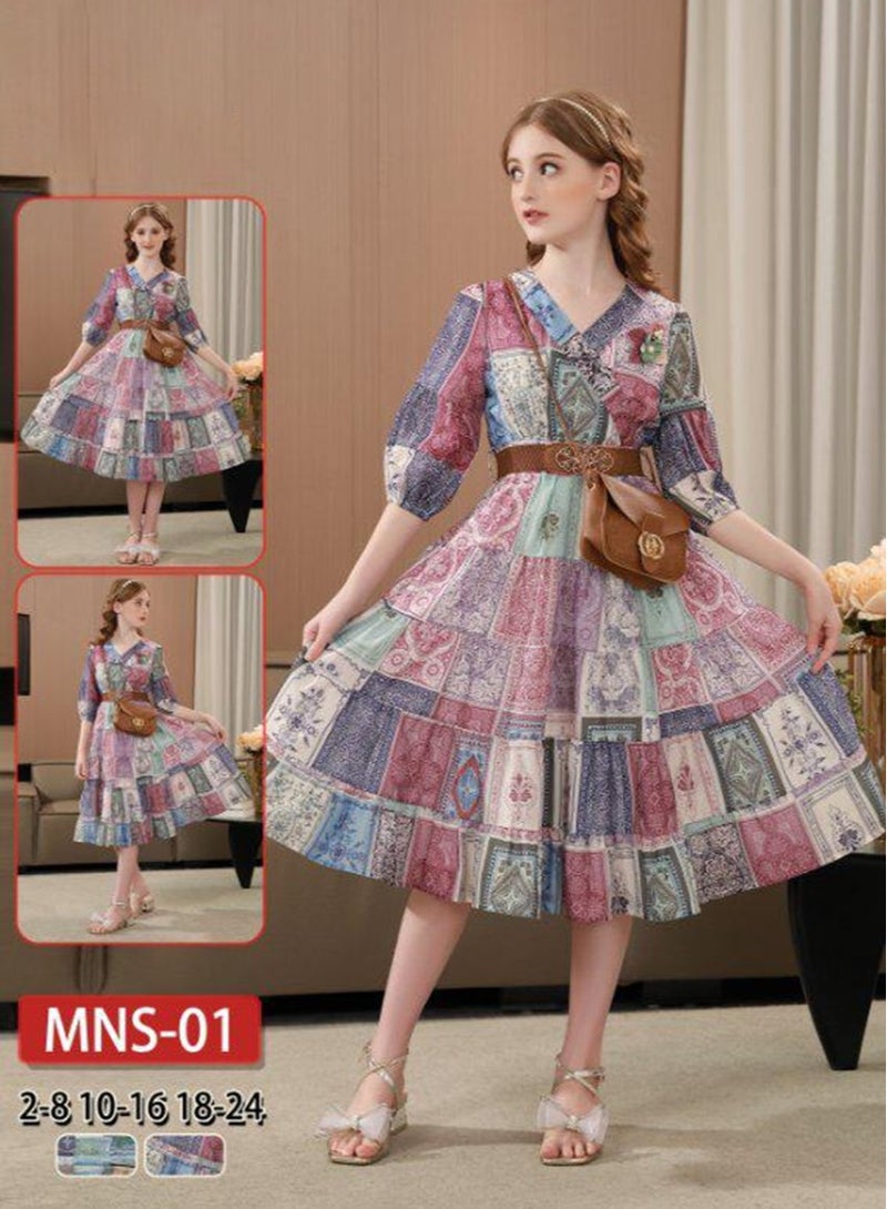 Girls dress in the latest fashion trends suitable for holidays and special occasions