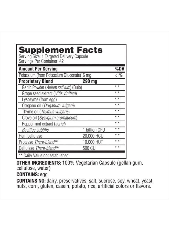 ENZYMEDICA , Candidase, 84 Capsules, Enzyme Supplement to Support Balanced Yeast Levels and Digestive Health, Vegan, 42 Servings 