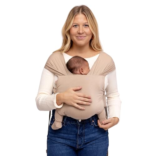 WildBird - Aerial Buckle Wrap - 0-6 Months - Standard (XS-XL) Desert Lark - Newborn Baby Carrier - Front Carry - Soft Fabric, Straps, Head Support, Padded Waist Belt - Baby Essentials - New Mom Gifts - Image 1