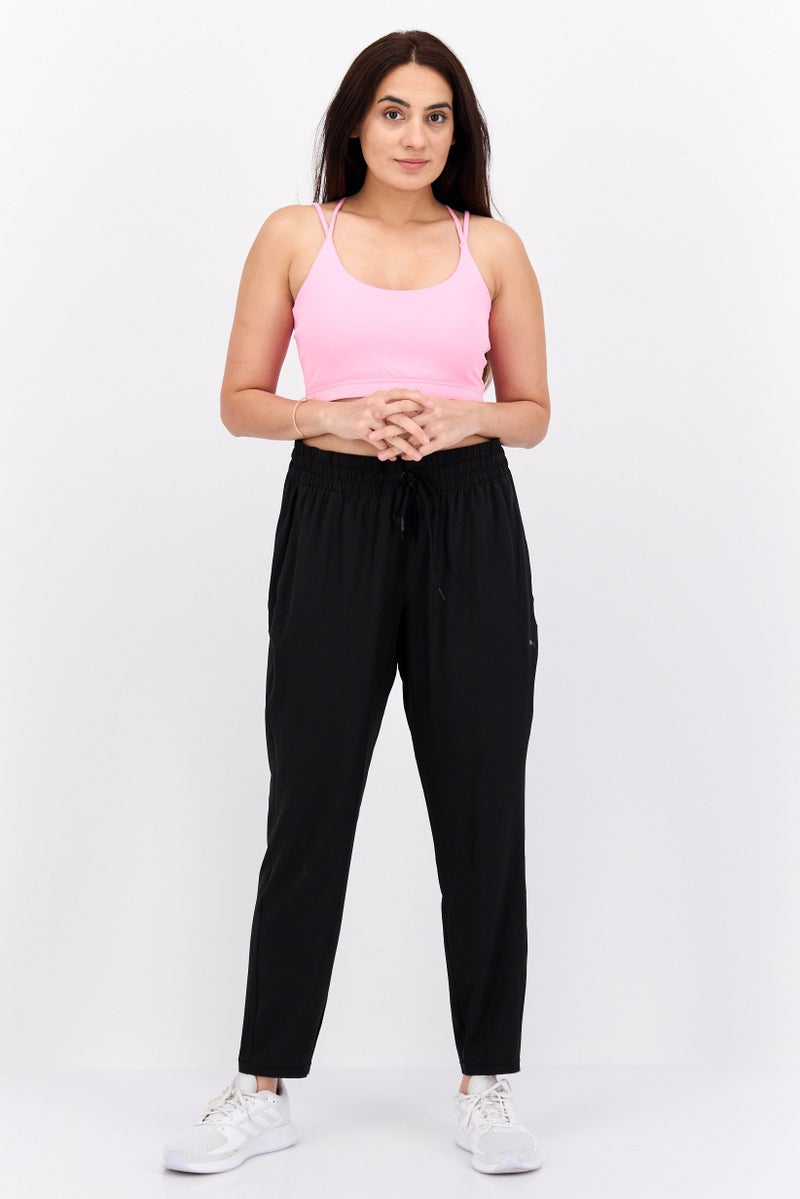 PUMA Women Sportswear Fit Solid Outdoor Track Pants, Black  - Image 4