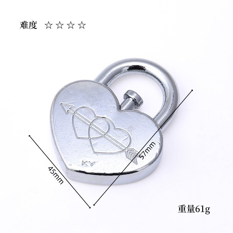 Unlock Unbuckle Intellectual Buckle Metal Luban Lock Children Student Space Hands-On Educational Decompression Toy Kong Ming Lock - Image 1