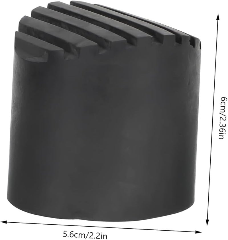 2Pcs Black Ladder Foot Protectors Non Slip Caps Enhance Stability Floor Protection - Image 3