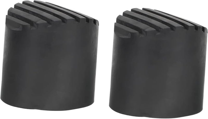 2Pcs Black Ladder Foot Protectors Non Slip Caps Enhance Stability Floor Protection - Image 1