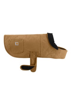 carhartt Firm Duck Insulated Dog Chore Coat Brown/Brassy, P000034020103  - Image 1
