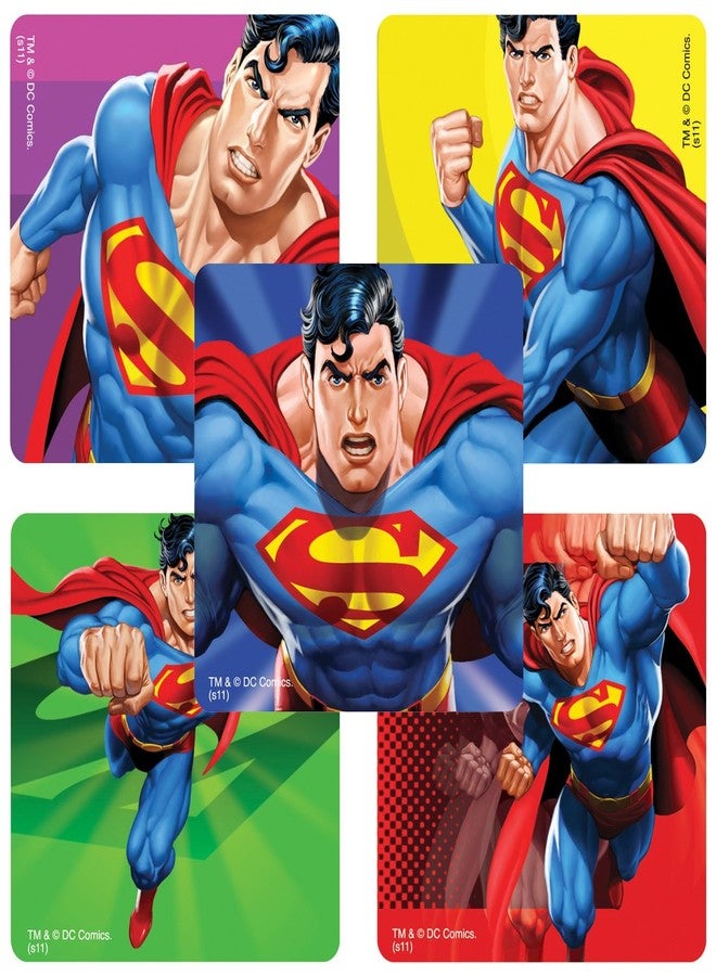 SmileMakers Superman Classic Stickers - Prizes and Giveaways - 100 per Pack