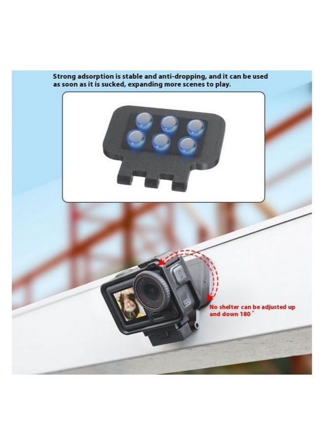 General Magnetic mount base for DJI Osmo Action 5 Pro/4/3, Multi-functional quick release magnetic desktop mount, adjustable stand for travelling, video shooting  - Image 5