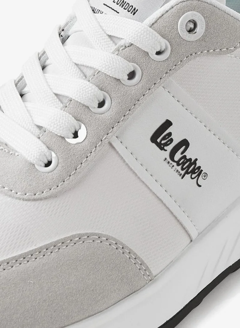 Lee Cooper WHITE Men Ortholite Lace-Up Sneakers for Men | Best Price UAE