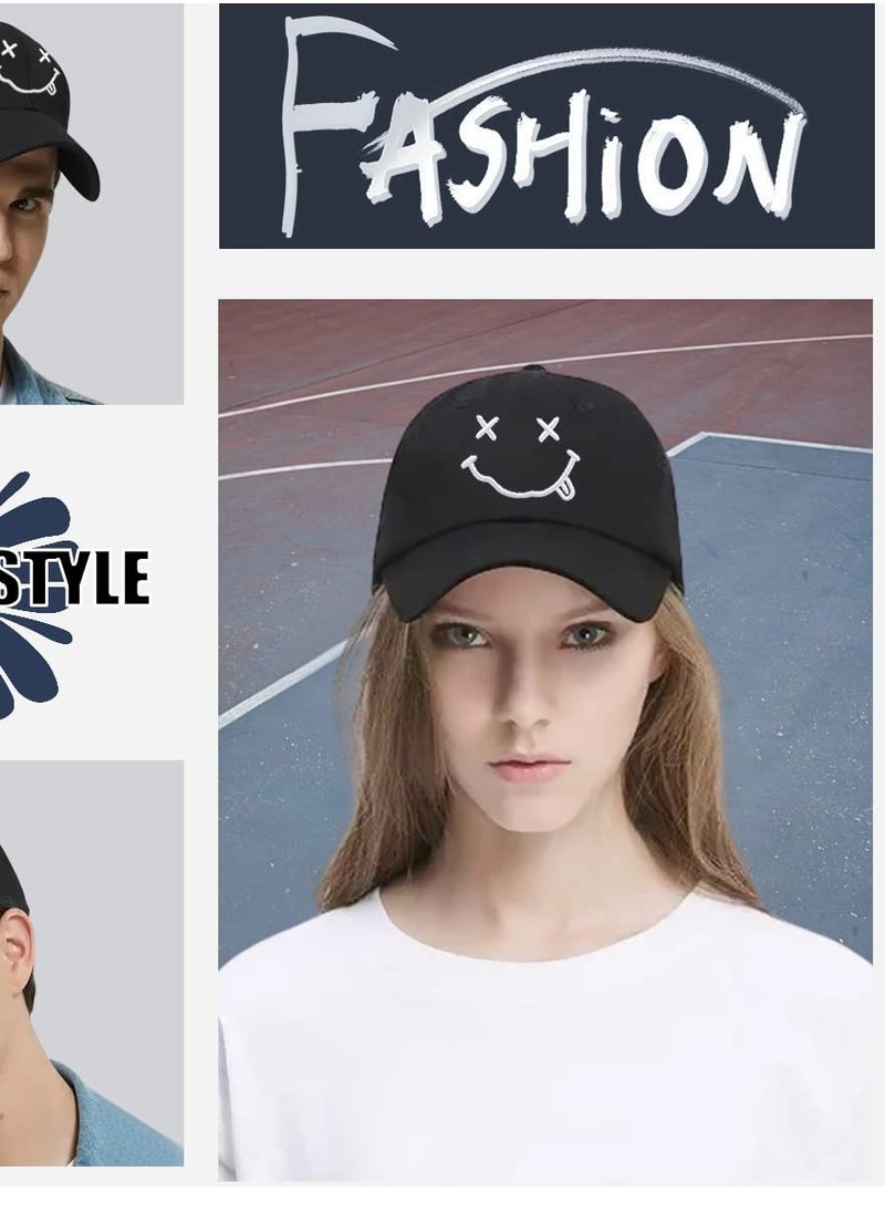 SYOSI - Baseball Cap with Embroidered, Plain Hats Unisex Adjustable Cotton Panel Vintage Trucker Hat Peak Golf Running Outdoor Concert Hip Hop - Image 1