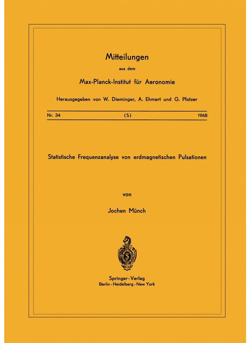 Statistische Frequenzanalyse von Erdmagnetischen Pulsationen 