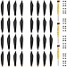 Betschkim 32 Pcs Propellers for DJI Mini 4 Pro Mini 3 Pro Replacement LowNoise and QuickRelease Blades Props Wings Compatible with DJI Mini 4 Pro Mini 3 Pro Drone Accessories NOT for Mini 3 - Image 3