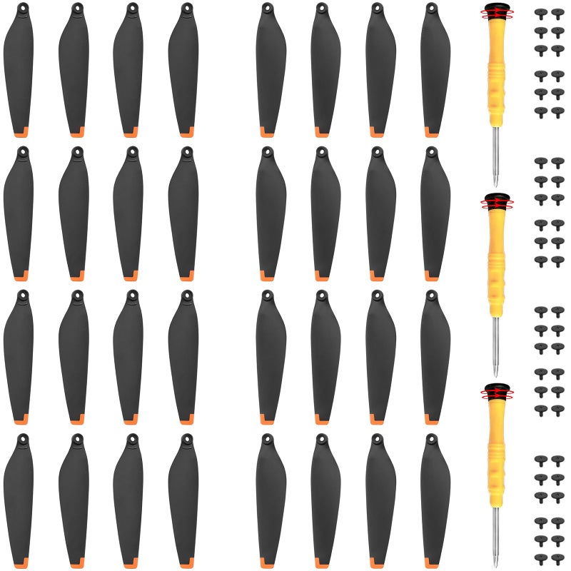 Betschkim 32 Pcs Propellers for DJI Mini 4 Pro Mini 3 Pro Replacement LowNoise and QuickRelease Blades Props Wings Compatible with DJI Mini 4 Pro Mini 3 Pro Drone Accessories NOT for Mini 3 - Image 2