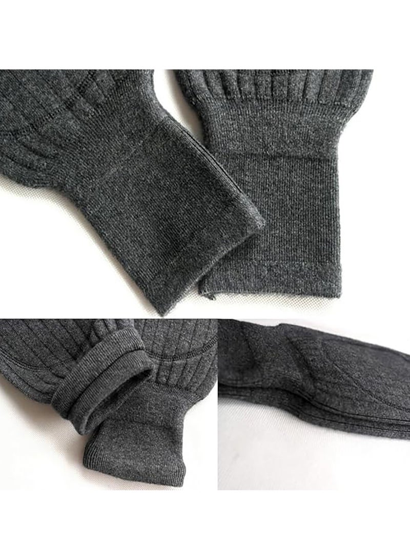 ركبة من صوف الكشمير للجنسين, دفايات الساق, دافئات الركبة الحرارية,  كم الركبة، وسادات، وسراويل ضيقة، وجوارب,  للنساء، الرجال الرياضة في الهواء الطلق - Image 5