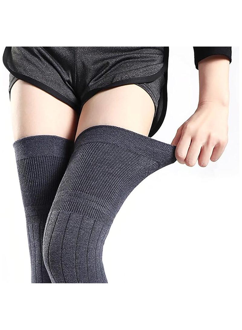 ركبة من صوف الكشمير للجنسين, دفايات الساق, دافئات الركبة الحرارية,  كم الركبة، وسادات، وسراويل ضيقة، وجوارب,  للنساء، الرجال الرياضة في الهواء الطلق - Image 4
