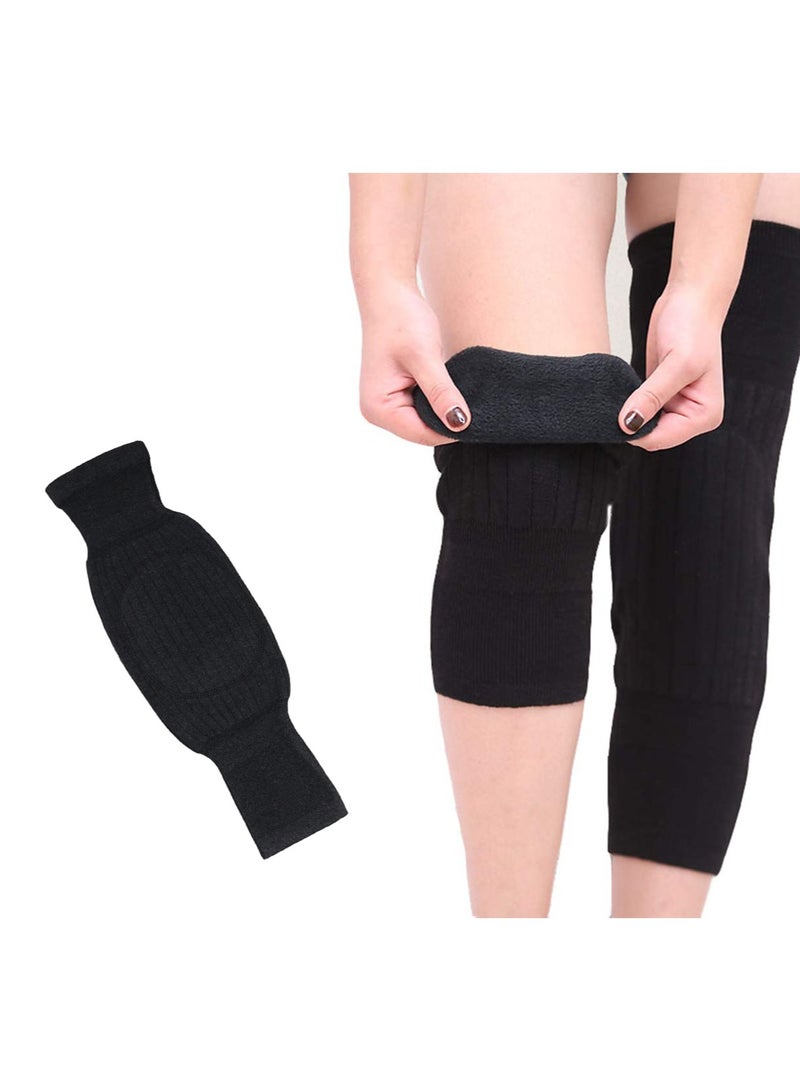 ركبة من صوف الكشمير للجنسين, دفايات الساق, دافئات الركبة الحرارية,  كم الركبة، وسادات، وسراويل ضيقة، وجوارب,  للنساء، الرجال الرياضة في الهواء الطلق - Image 3