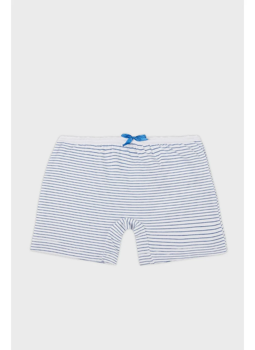 Lela Patterned Stretch Cotton 5 Pack Boxer Girl's Boxer 6651008YILDIZ