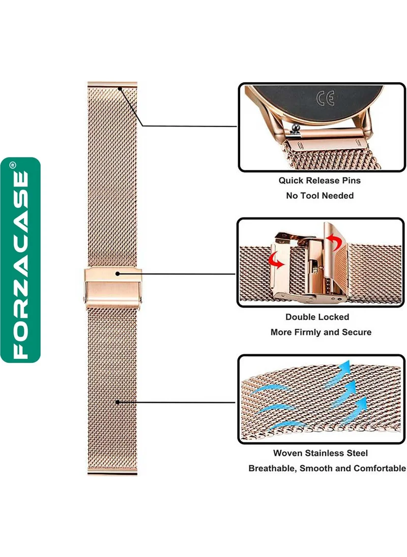 Forzacase Samsung Gear S4 42MM Compatible Metal Magnet Lanyard Strap - FC095