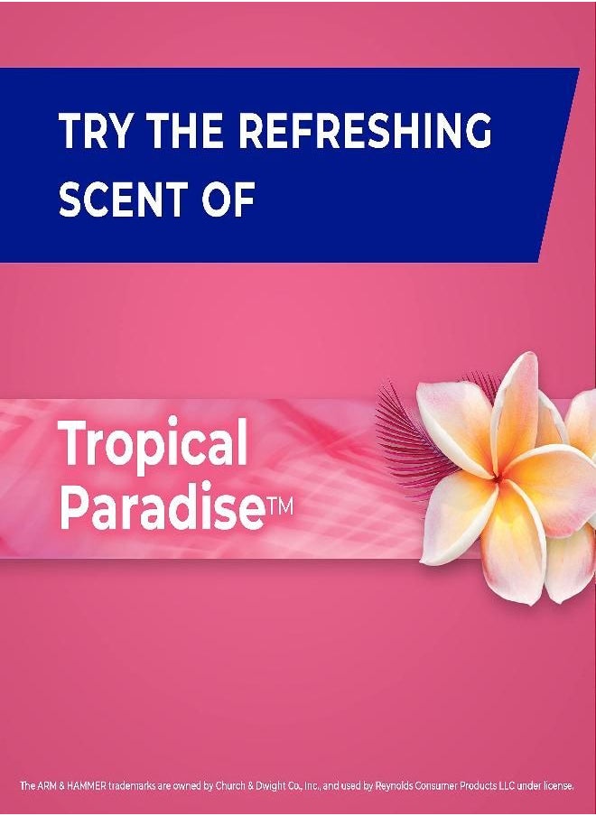 Hefty - Hefty Ultra Strong Tall Kitchen Trash Bags, Tropical Paradise Scent, 13 Gallon, 40 Count - Image 1