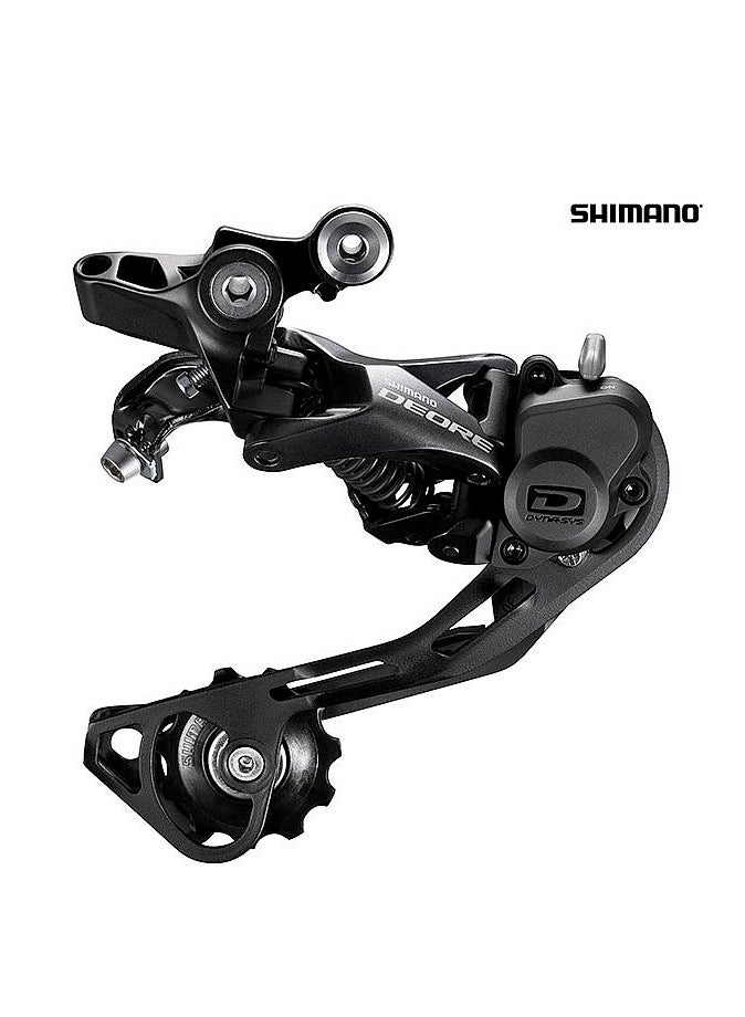 Shimano Deore RD-M6000 10-Speed Shadow+ Rear Derailleur – Black (SGS Cage) - Image 1