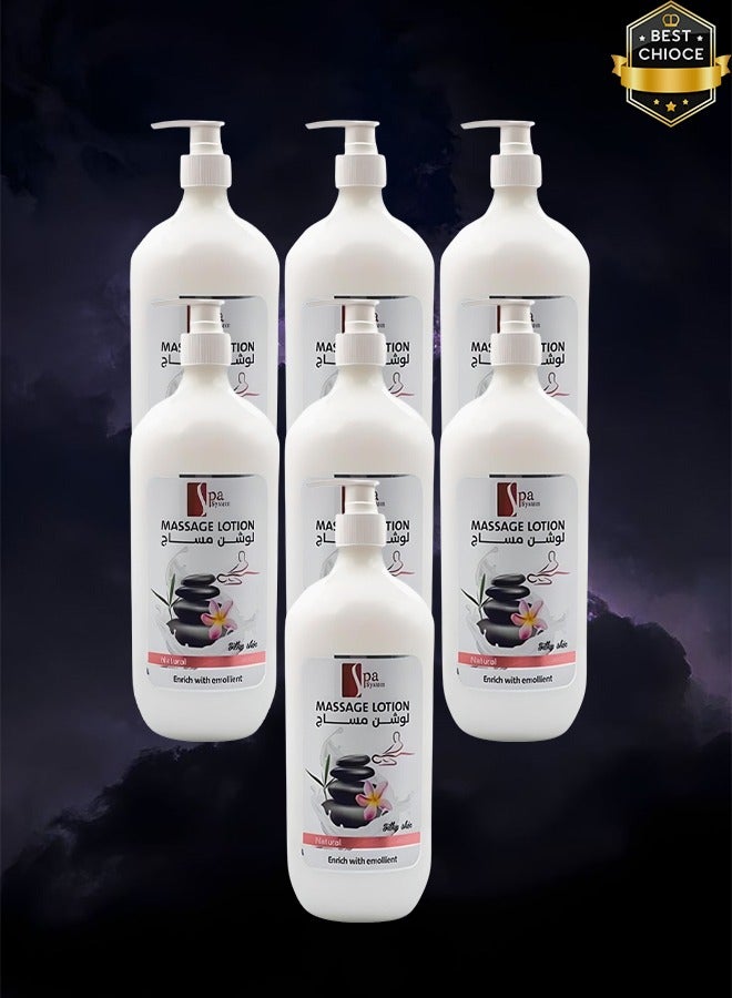 Spa System 7 Pieces Massage Lotion Natural Enrich With Emolient - Image 1