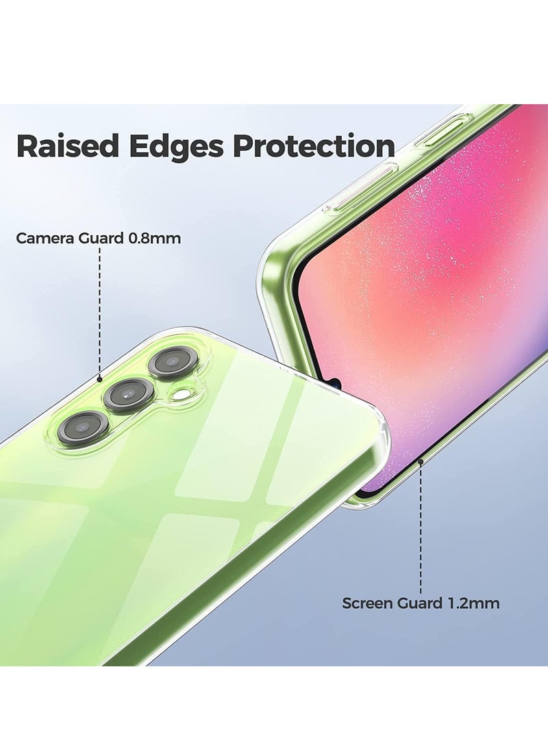 BORTONY Samsung Galaxy A16 Case Cover 6.7 inch Clear Camera protection Non-Yellowing Shockproof Protective Phone Case for Samsung Galaxy A16 4G/5G - Image 3