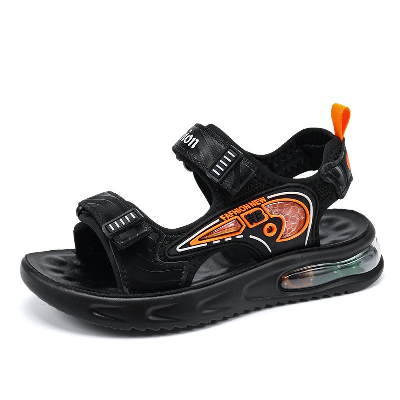 Boys Sandals Summer Baby Soft Sole Non-Slip Boys Medium And Large Kids Air Cushion Children'S Sandals Lightweight Beach Shoes - Image 1