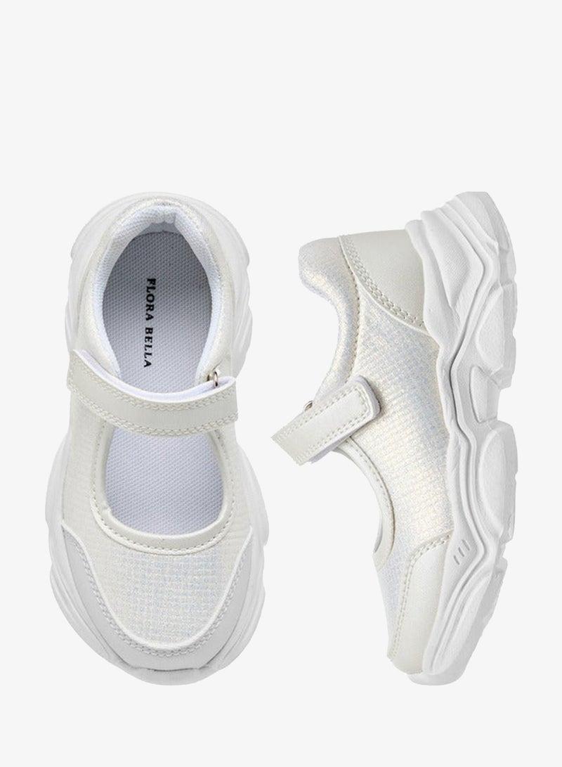 فلورا بيلا من شو إكسبرس حذاء ماري جين بناتي بنقوش مع إغلاق بشريط لاصق - Image 3