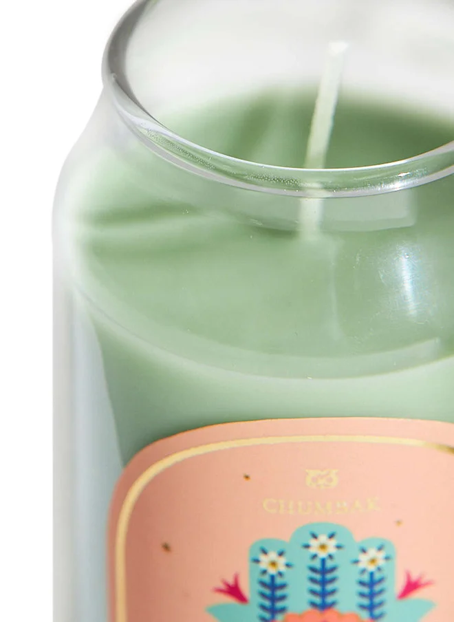 Chumbak  Green Tea & Bergamot Soy Wax Candle  | Best Price UAE